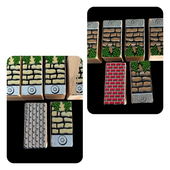 VintageThomas the Tank Gullane 2004 Limited Edition Double Side Bridges Blocks - Picture 5 of 7